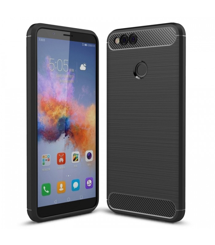 Huawei Puzdro Honor 7X karbonová textúra
