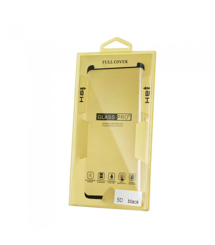 5D Edge Glue 9H Ochranné tvrdené sklo Samsung Galaxy S9 čierna farba