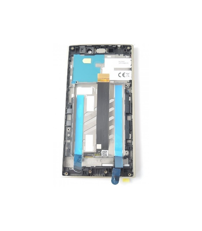 LCD displej a dotyková plocha s rámom Sony Xperia L2 H4311 zlatá farba