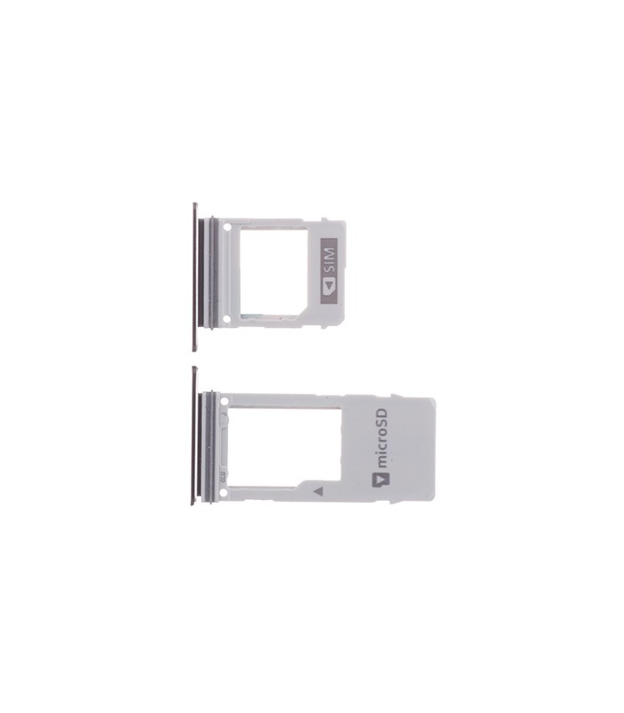 Držiak SIM karty a pamäťovej karty Samsung Galaxy A5 2018 A530 čierna farba