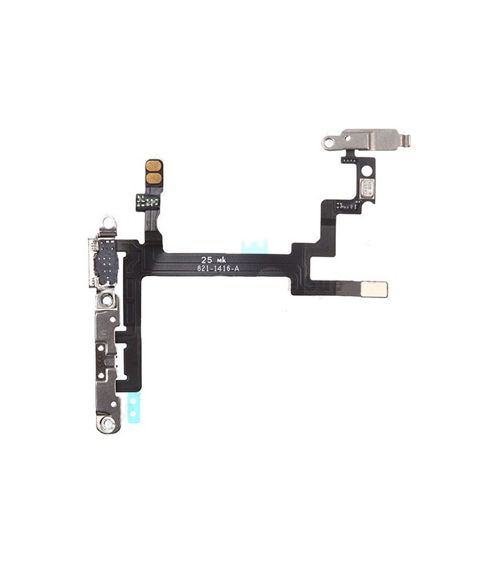 Flex volume on/off button s kovovými krytmi iPhone 5