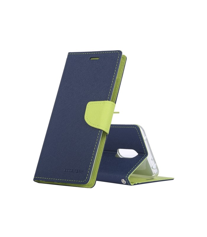 Xiaomi Puzdro Fancy Diary Redmi Note 5 knižkové modro zelené