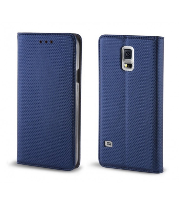 Puzdro Samsung Galaxy A9 A920 SMART Case modrá farba