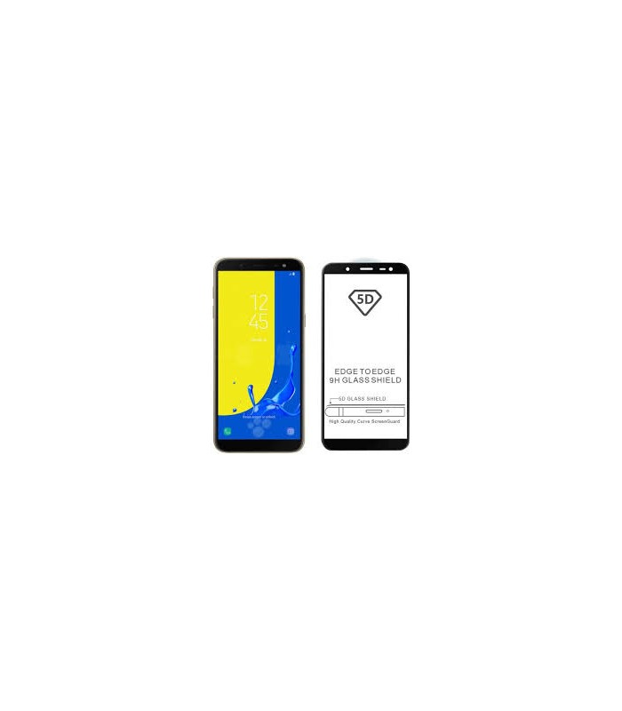 Ochranné tvrdené sklo Samsung Galaxy J6 Plus J610 J4 plus J415 5D čierna farba