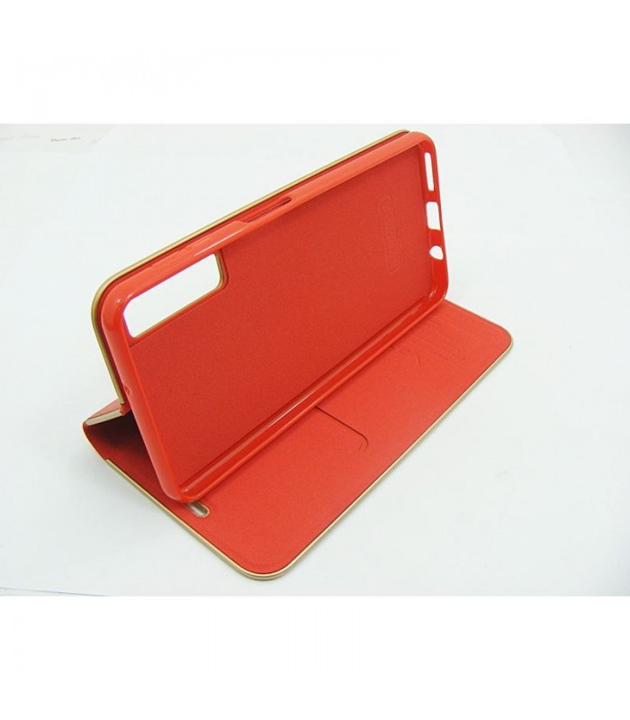 Puzdro Samsung Galaxy A7 2018 (A750) knižkové Vennus Book červená farba