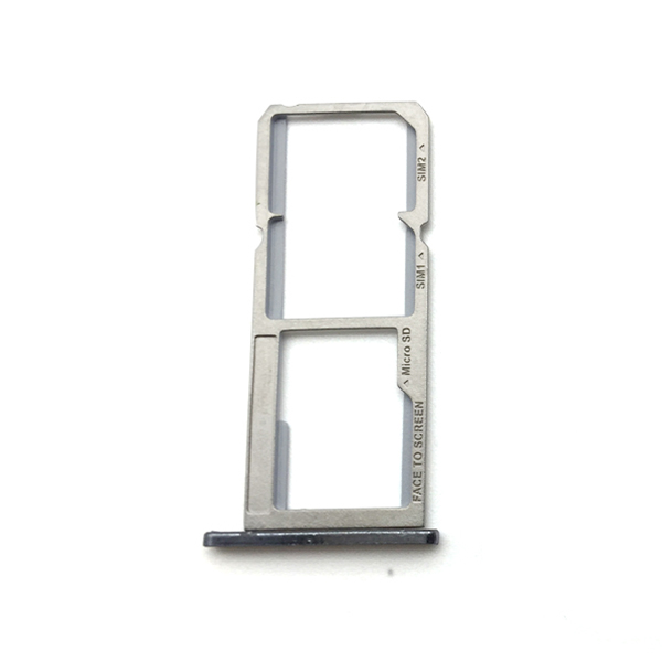 Moto E5 / E5 Play / G6 Play Držiak SIM / SD karty čierna farba DUAL