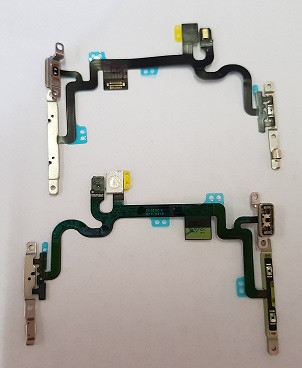 Flex zapínania ON/OFF s volume tlačítkami iPhone 7 s kovovými krytkami