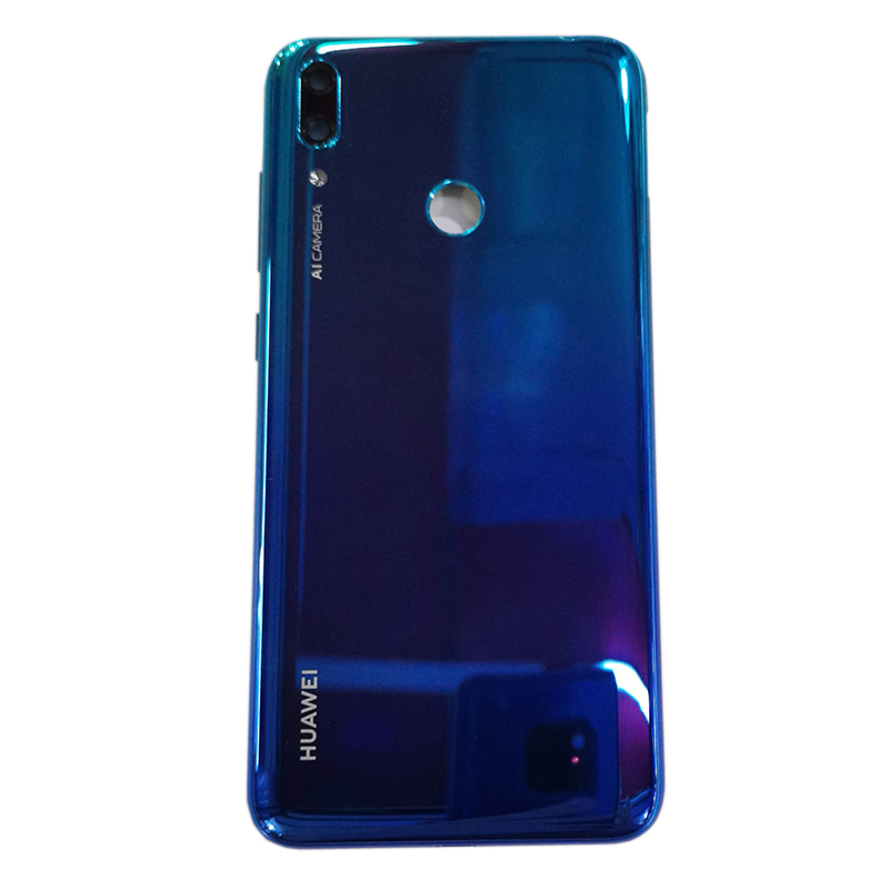 Zadný kryt Huawei Y7 Prime 2019 so sklíčkom kamery modrá farba