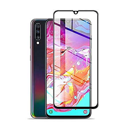 5D Tvrdené ochranné sklo Samsung Galaxy A80/A90 čierna farba