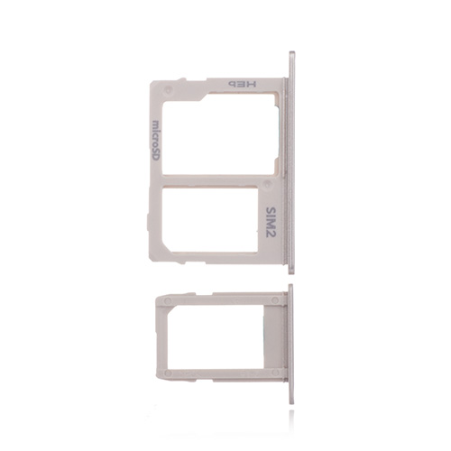 Držiak sim a pamäťovej karty Samsung J4 Plus / J6 Plus dual sim verzia zlatá farba