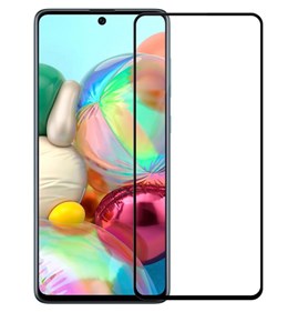 Ochranné tvrdené sklo 5D Samsung Galaxy A71 čierna farba