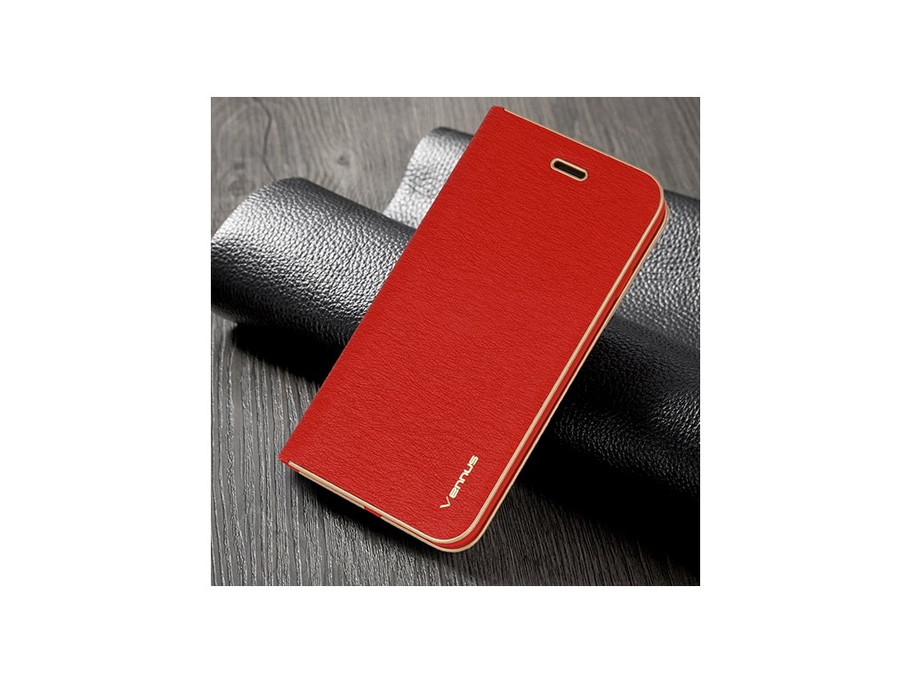 Puzdro Xiaomi Redmi 8A Vennus knižkové červené