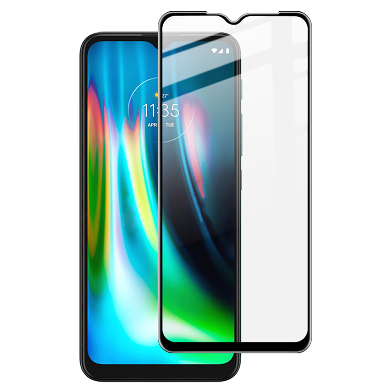 Ochranné tvrdené sklo Full Screen Moto G9 Play čierna farba