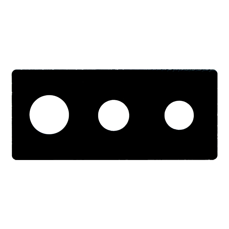 Sklíčko zadnej kamery DOOGEE S80 čierna farba