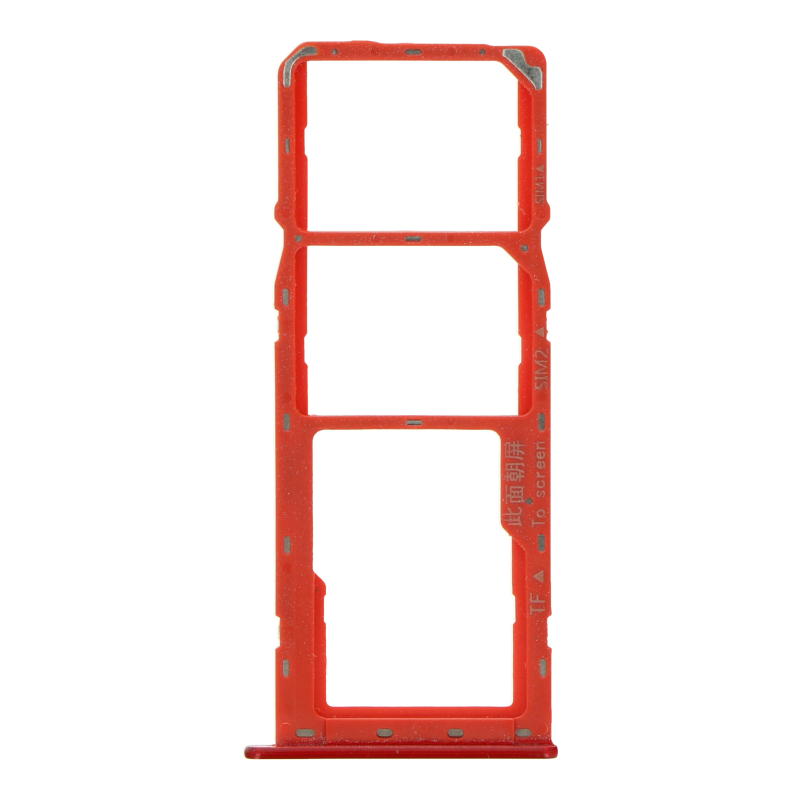 Kryt Samsung Galaxy A10s Držiak SIM Karty červený