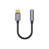 Baseus CATL54-0G Kabelová Redukce z USB-C na 3.5mm Audio Jack L54 (female) Deep Grey