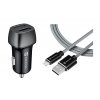 Tactical Field Plug Dual 12W + Tactical Fast Rope Aramid Cable USB-A/Lightning MFi 0.3m Grey