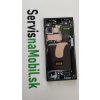 LCD Displej + Dotykové sklo + Rám Samsung Galaxy S23 Ultra 5G (2023) čierna farba - Originál Service Pack