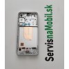 LCD Displej +Dotykové sklo + Rám Samsung Galaxy S23 FE 5G 2023 SM-S711 biela farba - Originál Service pack