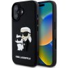 karl lagerfeld 3d rubber karl and choupette kryt pre iphone 16 plus cierny i491841