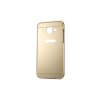 Puzdro s kovovým rámikom a akrylovým zadným krytom Samsung Galaxy J5 J500 zlaté