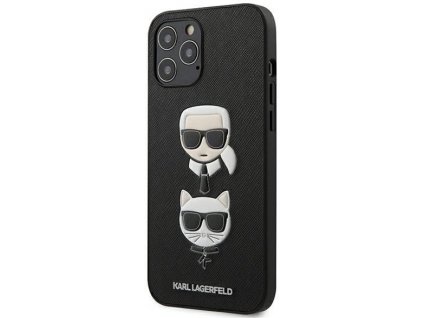 KARL LAGERFELD - iPhone 12 Pro Max KLHCP12LSAKICKCBK