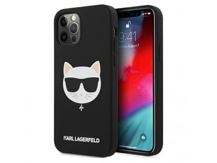 KARL LAGERFELD - iPhone 12/12 Pro KLHCP12MSLCHBK