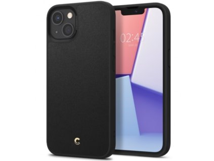 ETUI SPIGEN CYRILL LEATHER BRICK ACS03185 DO IPHONE 13 BLACK