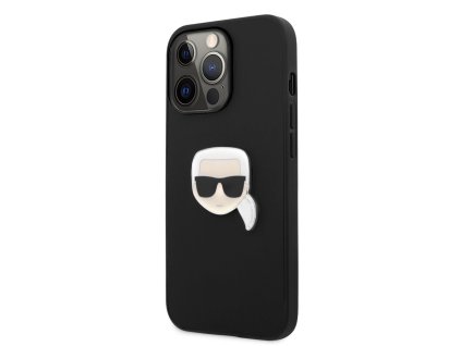 klhcp13lpkmk pu leather karl head kryt pro iphone 13 pro black 10733183