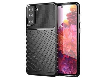Thunder Series Samsung Galaxy S21 TPU Case Black 23122020 01 p