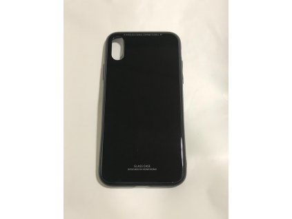 GLASS CASE BLACK - iPhone X/XS