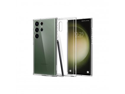 Spigen Ultra Hybrid - Samsung Galaxy S23 Ultra transparentný