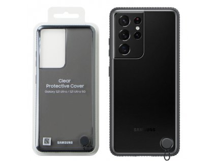 pol pl Samsung Galaxy S21 Ultra etui Clear Protective Cover EF GG998CBEGWW transparentne z czarna ramka 12306 6