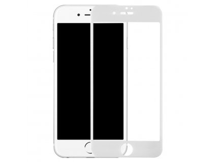 HARD Full Glue 5D ochranné tvrdené sklo iPhone 7 biele