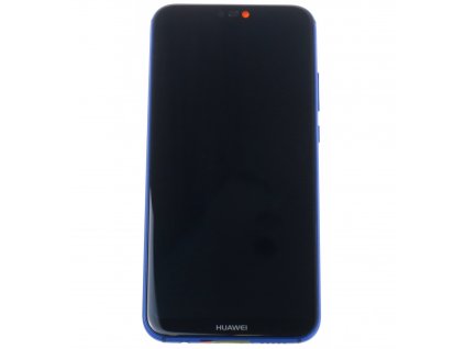 Huawei P20 Lite LCD displej dotykova plocha ram male diely modra original