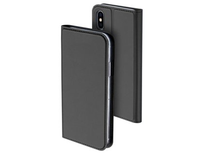 Dux Ducis Skin Pro Series Flip Case for iPhone X XS Dark Grey 11062019 001 p