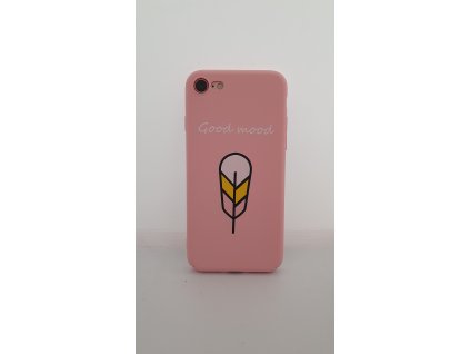 TPU Plastový kryt Good Mood  - iPhone 7/8/SE ružový