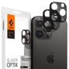 Spigen Optik.TR Kamera iPhone 14 Pro / 14 Pro Max Čierna