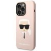 karl lagerfeld klhcp14xslkhlp pink silicone karls head kryt iphone 14 pro max 1