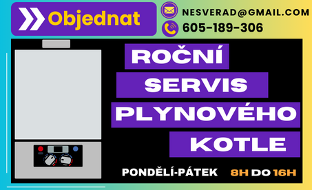 Roční servis plynového kotle