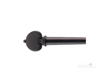 Kolíček Standard (tvar srdíčka) - eben, černá garnitura