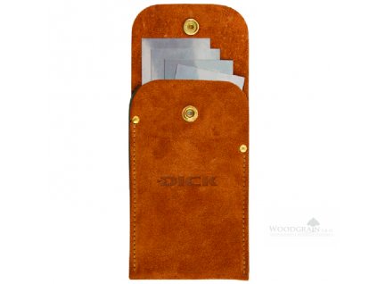 Kožené pouzdro na cidliny - 4 přihrádky