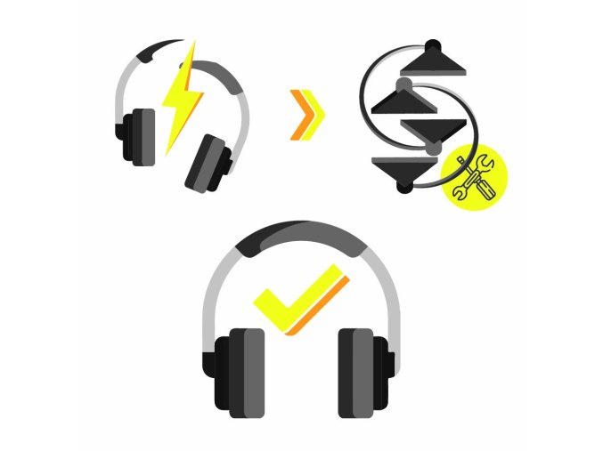 oprava sluchatek servis sluchatek