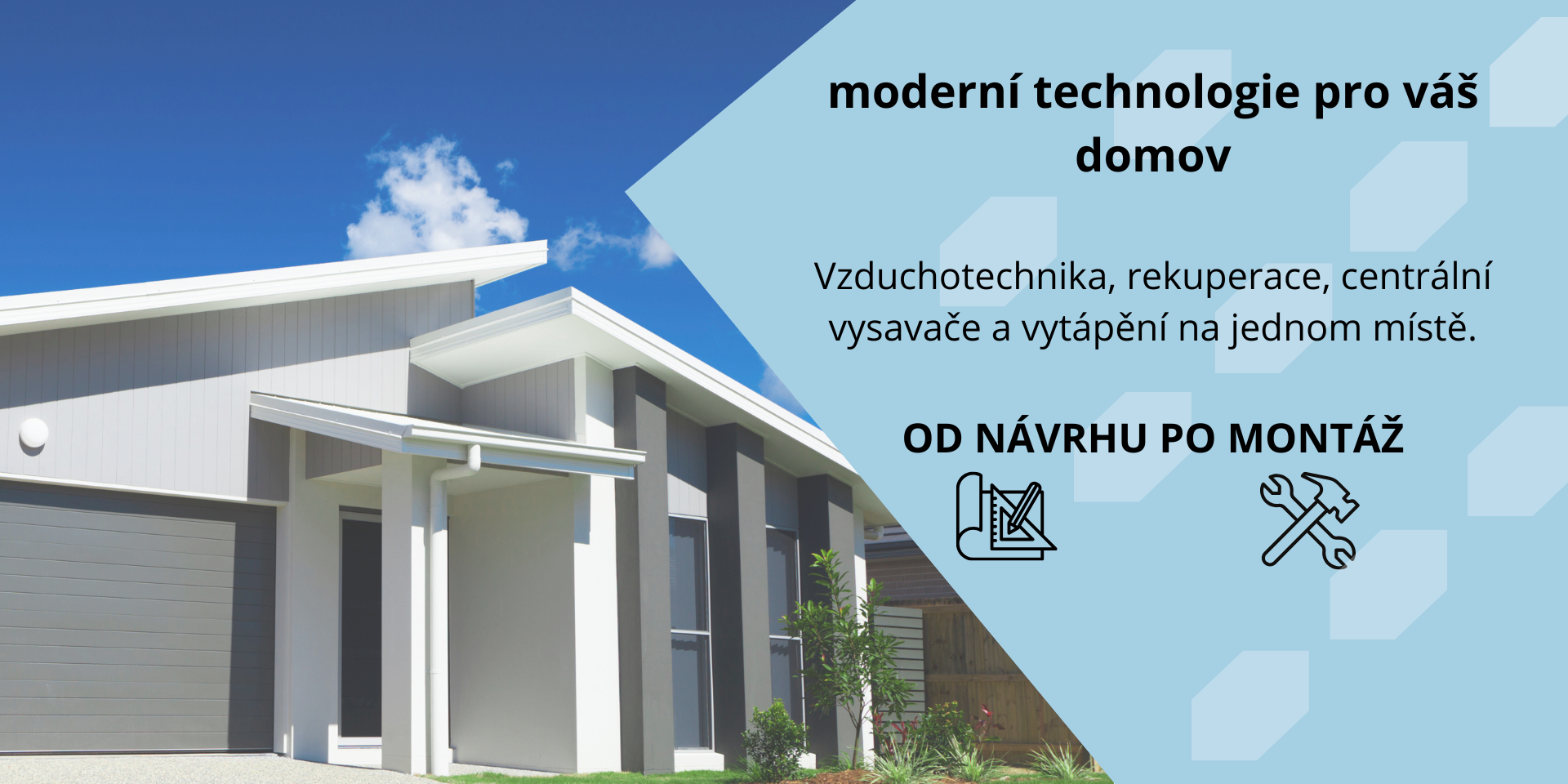 Montáže vzduchotechniky, podlahové vytápění, centrální vysavače