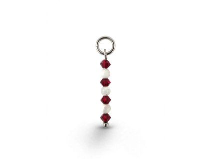 Prívesok Ruby pearl