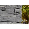 obklad z přírodního kamene šedý - černý