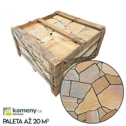 Nepravidelný kamenný obklad - Kora Helios - paleta až 20 m2