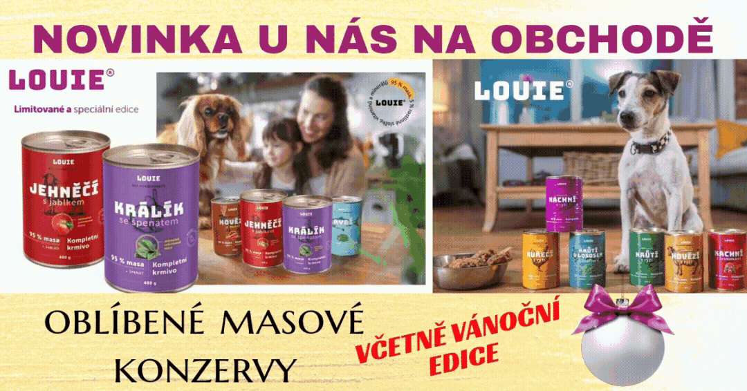 masové konzervy Louie