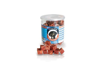 KIDDOG hovězí masíčko v kostičce - PREMIUM QUALITY 200 g dóza