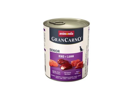 GRANCARNO Senior - hovězí, jehněčí 800 g